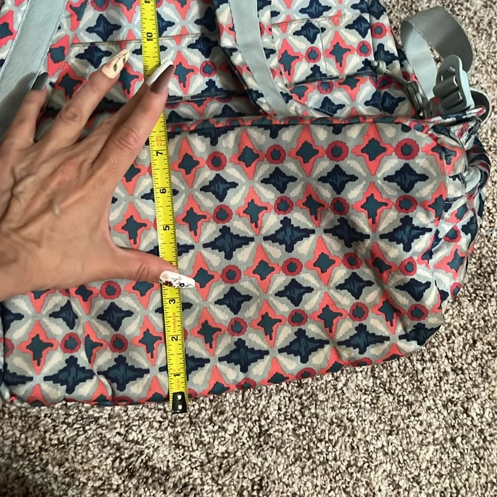 Vera Bradley Lighten Up Study Hall Water Geo Backpack Bag School Weekend Travel